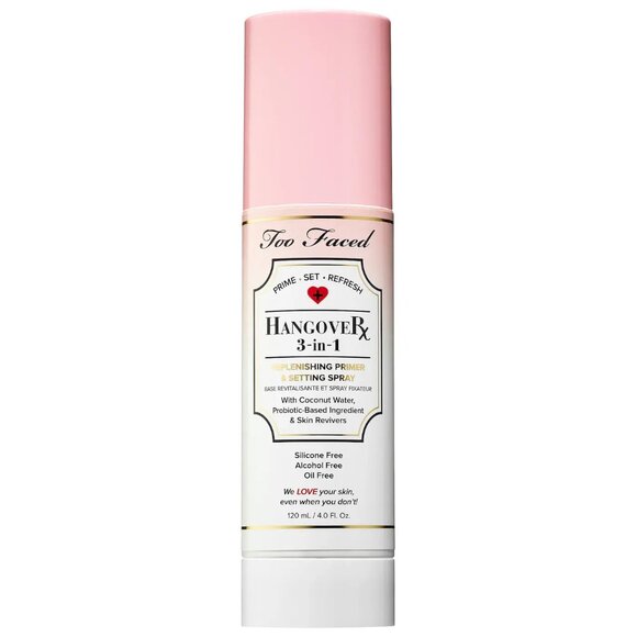 Too Faced  Hangover 3-in-1 Replenishing Primer & Setting Spray | SIZE 4 FL.OZ. - Picture 1 of 1